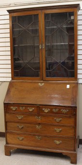 GEORGE III MAHOGANY SECRETARY