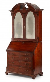 GEORGE III MAHOGANY SECRETARY