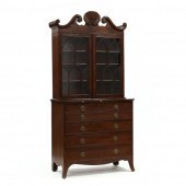 GEORGE III MAHOGANY SECRETARY