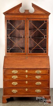 GEORGE III MAHOGANY SECRETARY