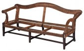 GEORGE III MAHOGANY SERPENTINE