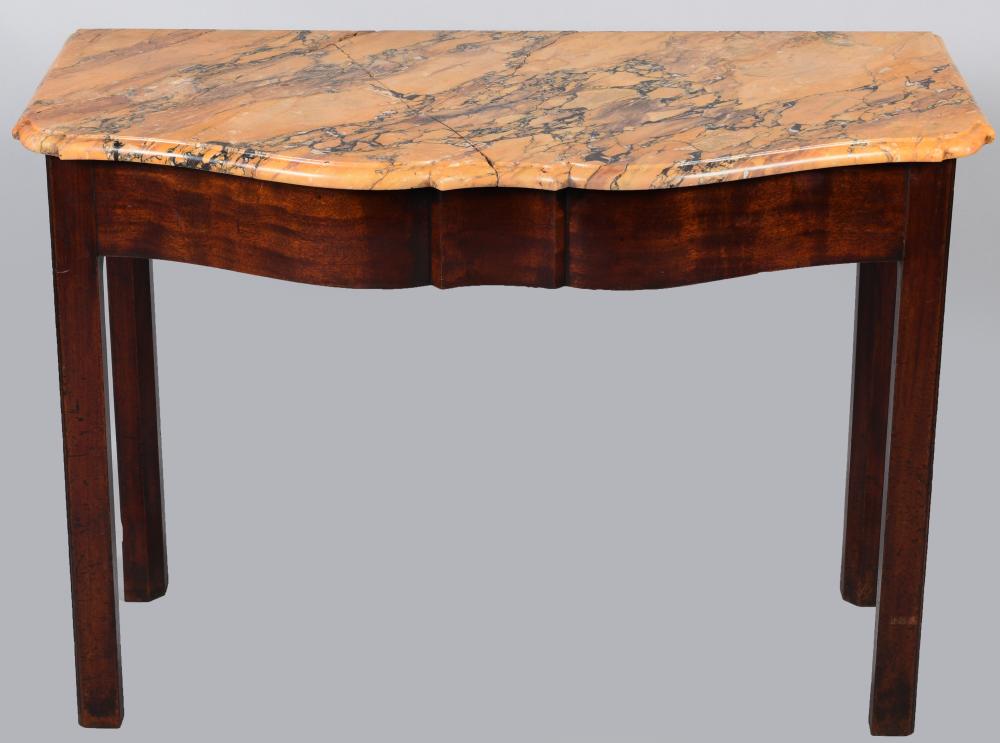 GEORGE III MAHOGANY SERVING