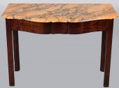 GEORGE III MAHOGANY SERVING TA