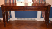 GEORGE III MAHOGANY SERVING TA