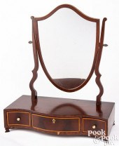 GEORGE III MAHOGANY SHAVING MI