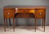 GEORGE III MAHOGANY SIDEBOARD,