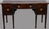 GEORGE III MAHOGANY SIDEBOARD,