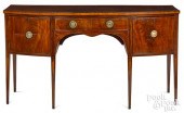 GEORGE III MAHOGANY SIDEBOARD,