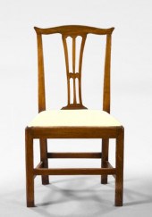 George III Mahogany Sidechair,