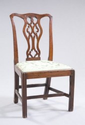 George III Mahogany Sidechair,