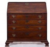 George III mahogany slant-fron