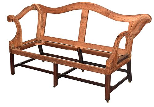 GEORGE III MAHOGANY SOFA