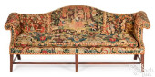 GEORGE III MAHOGANY SOFA, LATE