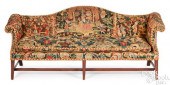 GEORGE III MAHOGANY SOFA, LATE