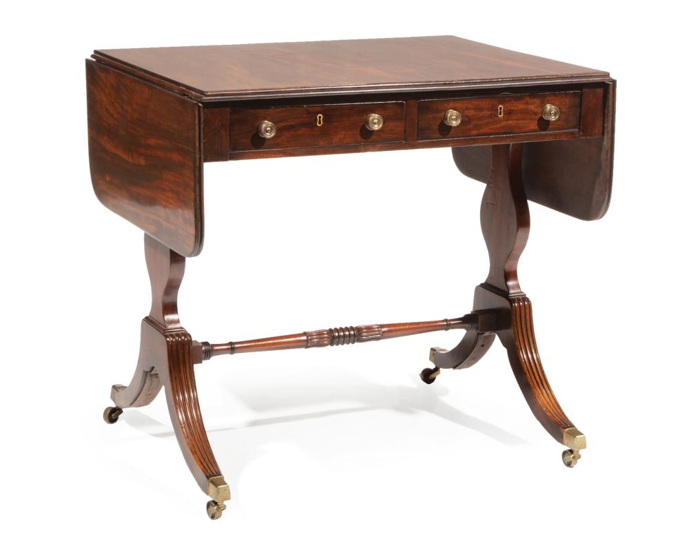 GEORGE III MAHOGANY SOFA