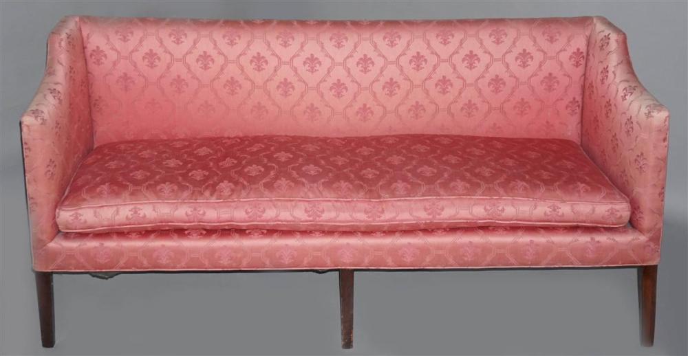 GEORGE III MAHOGANY SOFA WITH