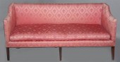 GEORGE III MAHOGANY SOFA WITH