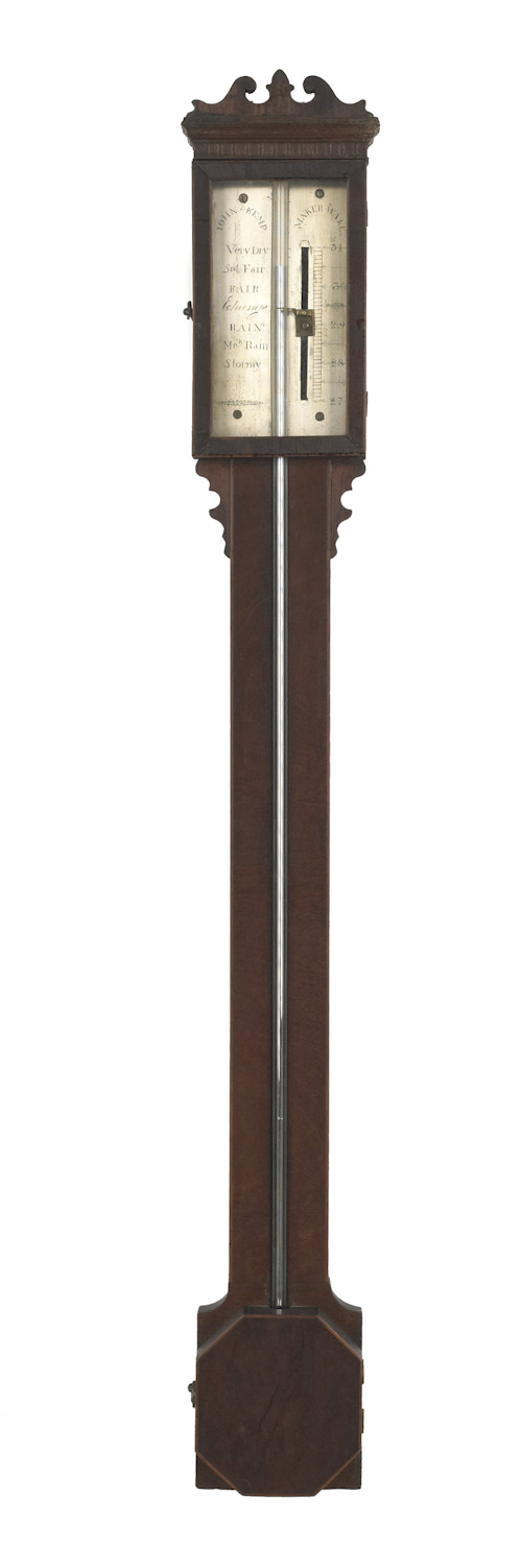 George III mahogany stick barometer