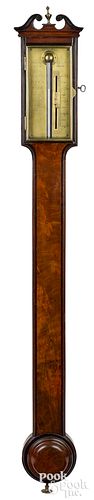 GEORGE III MAHOGANY STICK