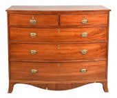 GEORGE III MAHOGANY SWELL FRON
