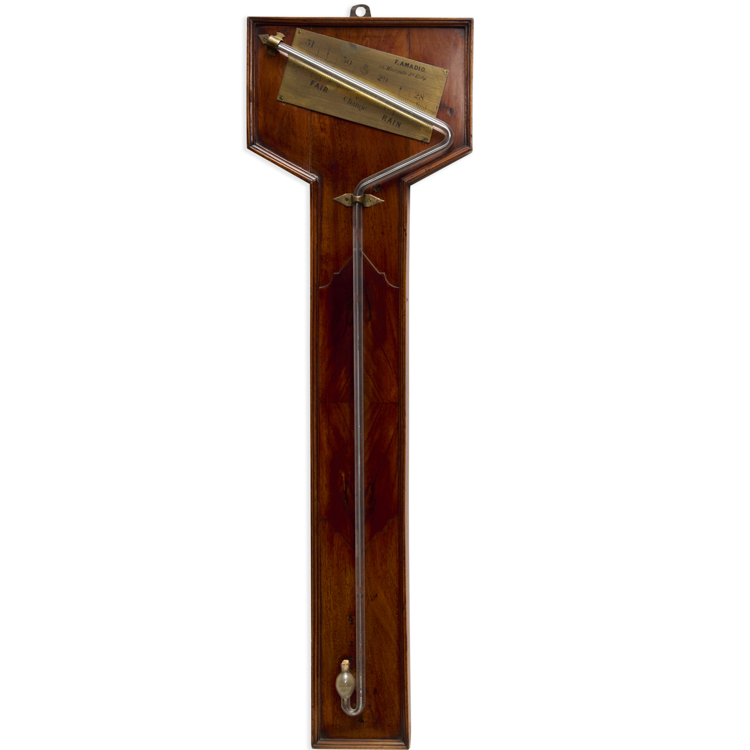 GEORGE III MAHOGANY T-SQUARE