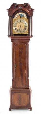 George III mahogany tall case