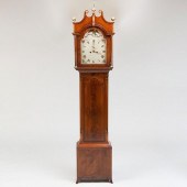 GEORGE III MAHOGANY TALL CASE
