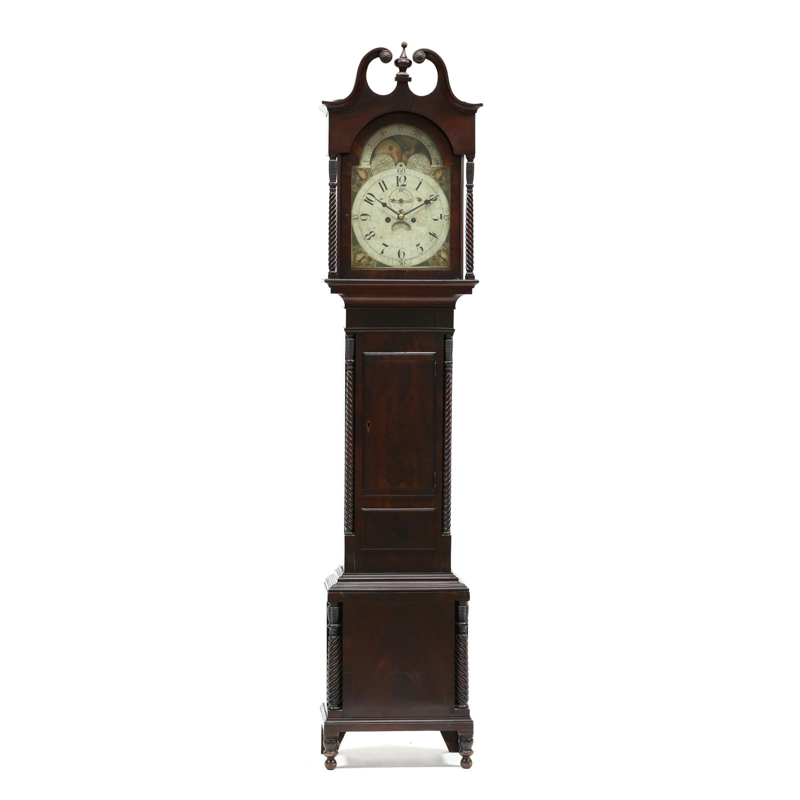 GEORGE III MAHOGANY TALL CASE