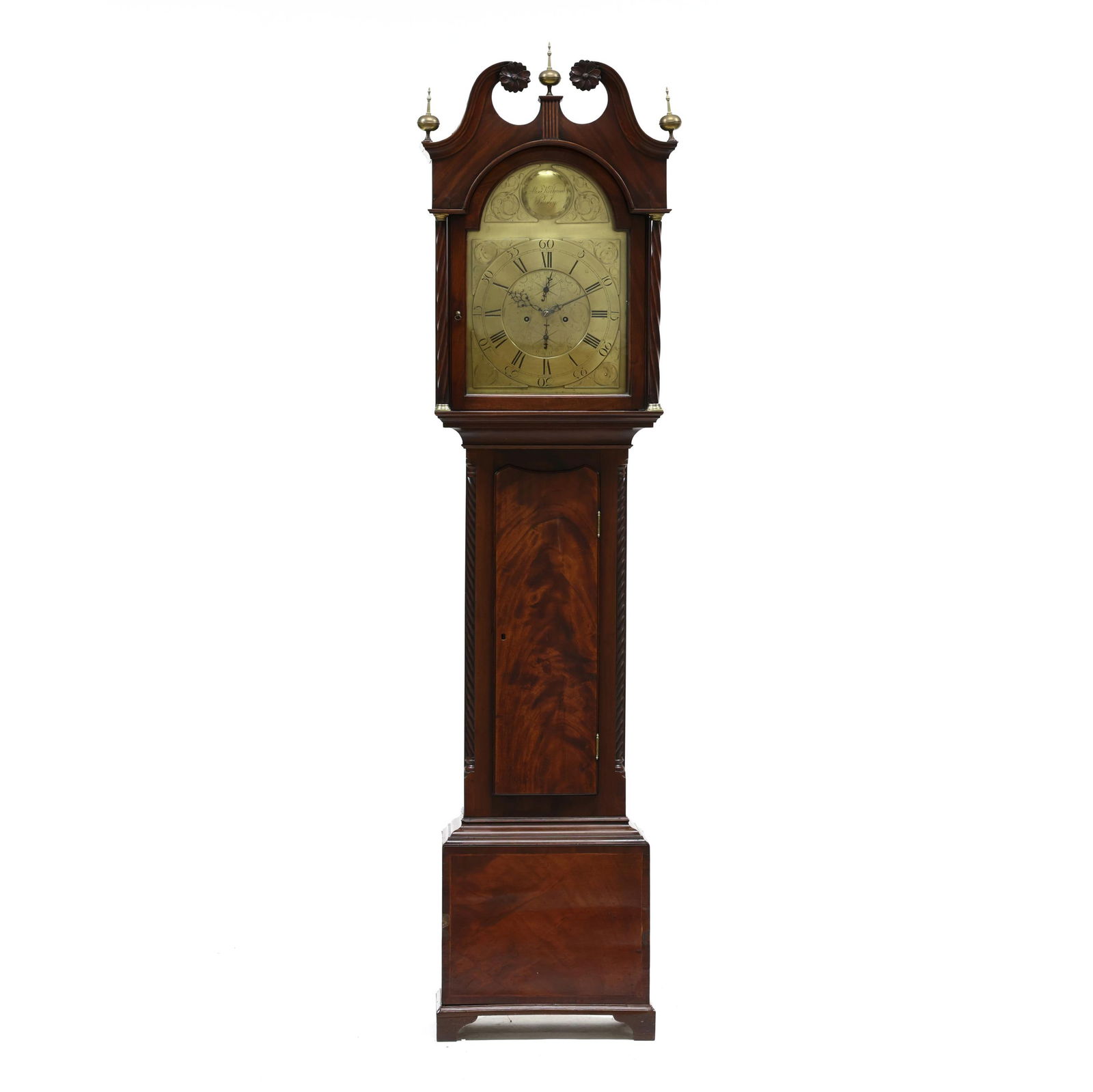 GEORGE III MAHOGANY TALL CASE