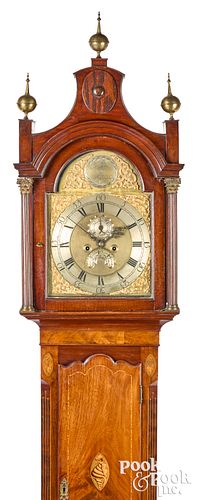 GEORGE III MAHOGANY TALL CASE