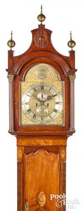 GEORGE III MAHOGANY TALL CASE