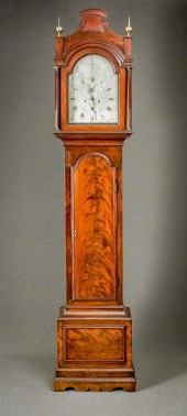 GEORGE III MAHOGANY TALL CASE