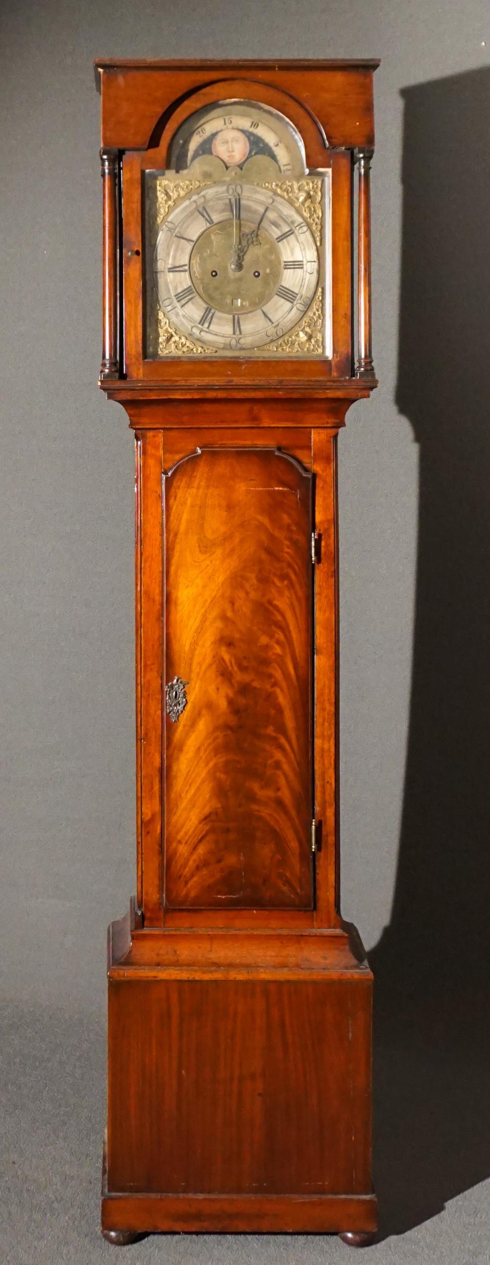GEORGE III MAHOGANY TALL CASE