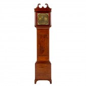 GEORGE III MAHOGANY TALL CASE