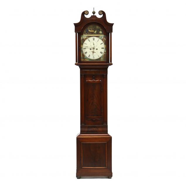 GEORGE III MAHOGANY TALL CASE