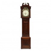 GEORGE III MAHOGANY TALL CASE