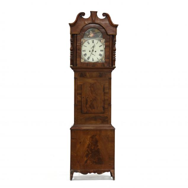GEORGE III MAHOGANY TALL CASE