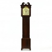 GEORGE III MAHOGANY TALL CASE