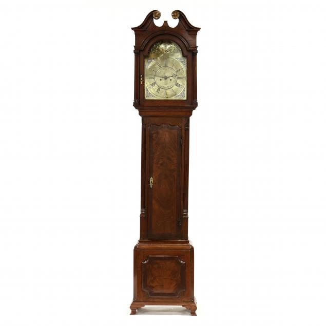 GEORGE III MAHOGANY TALL CASE