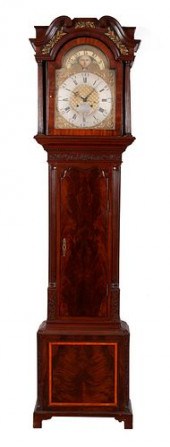 GEORGE III MAHOGANY TALL CASE