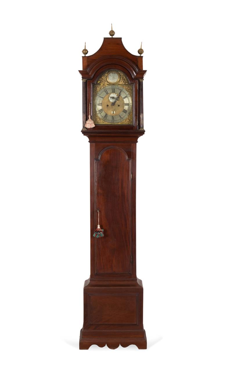 GEORGE III MAHOGANY TALL CASE