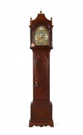 GEORGE III MAHOGANY TALL CASE