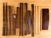 GEORGE III MAHOGANY TALL POST