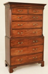 GEORGE III MAHOGANY TALLBOY Ge