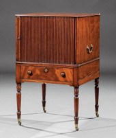 GEORGE III MAHOGANY TAMBOUR CA