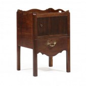 GEORGE III MAHOGANY TAMBOUR DO