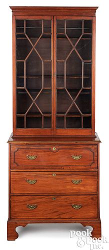 GEORGE III MAHOGANY THREE-PART