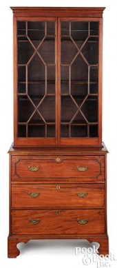 GEORGE III MAHOGANY THREE-PART