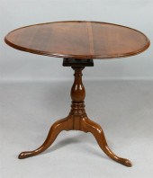 GEORGE III MAHOGANY TILT TOP T