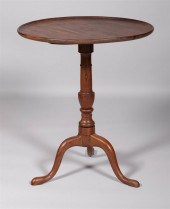 GEORGE III MAHOGANY TILT TOP T